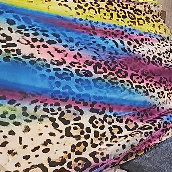 Exotic Animal Print. Beautiful Maxi dress mixed with cheetah print! - Picture 3 of 4